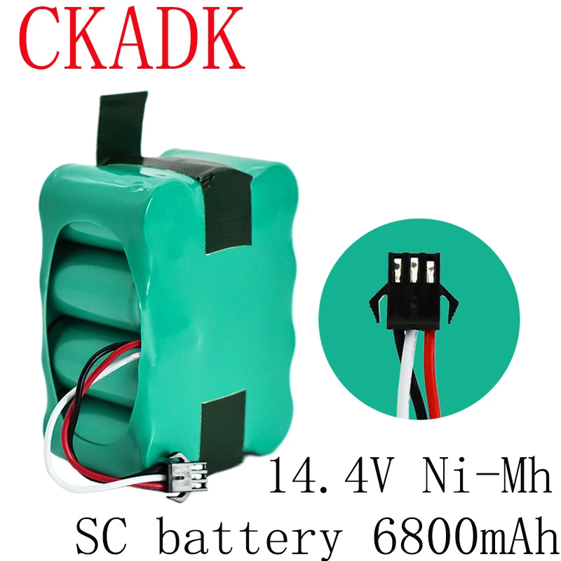 

NEW 14.4V Ni-Mh SC Battery 6800mAhmAh for KV8 XR210 XR510 XR210A XR210B XR510B XR510C Staubsauger Kehr Robots Lifepo4 Battery