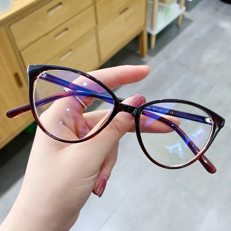 

Fashion Women Men PC Frame Anti-UV Blue Rays Glasses Computer Goggles Eyeglasses Eyewear Vision Care Classic Cat Eye Glasses