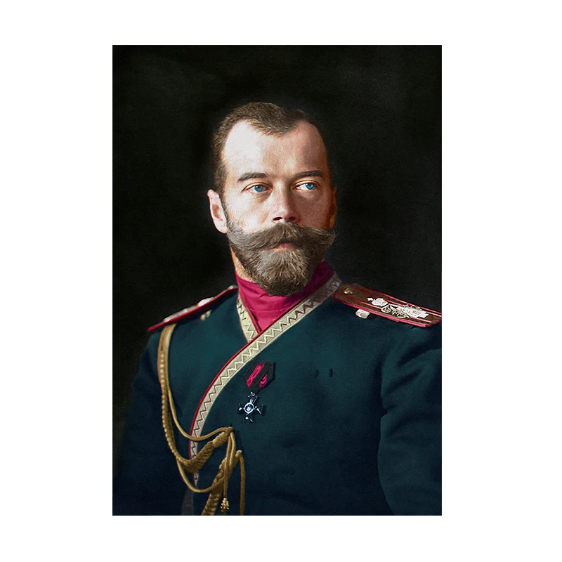 

Портрет царя Николая II на холсте