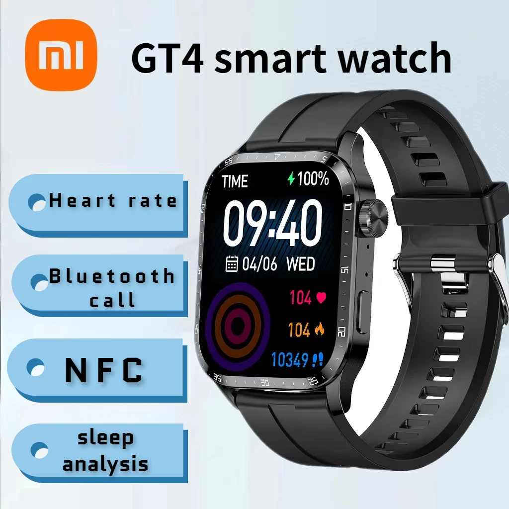 

Xiaomi GT4 Smart Watch Men Multifunctional NFC Bluetooth Call Heart Rate Blood Pressure Monitoring IP68 Waterproof Smartwatches