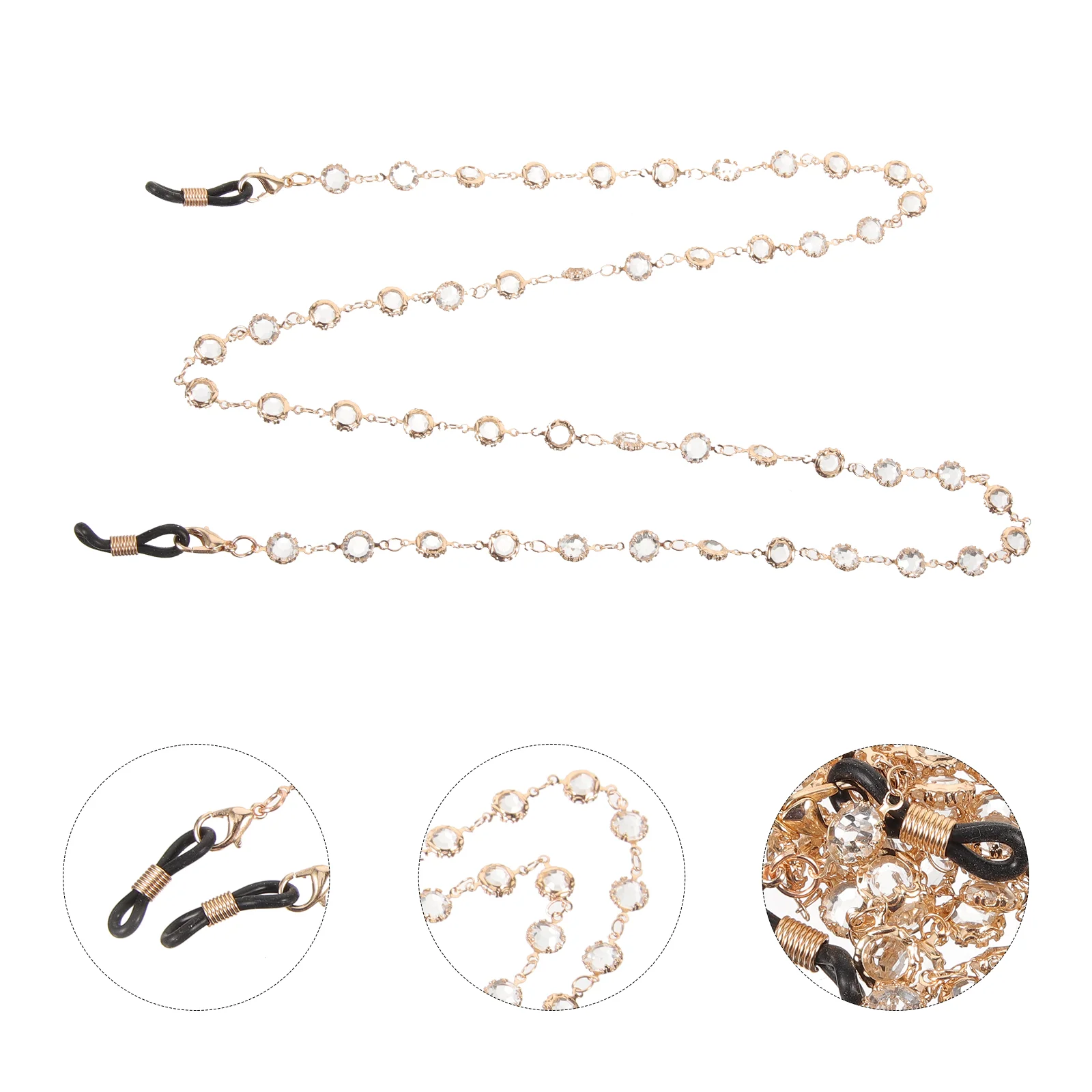 

Подвесная цепочка, Детские ожерелья, аксессуары для очков для девочек, металлический шнурок для очков на ремешке, держатель для очков