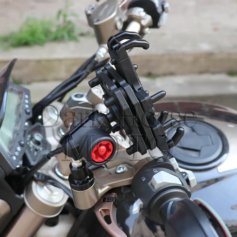 

Motorcycle Mirror Mount Adapter Code Mobile Phone Bracket Navigation Rack For Zontes GK 125 / GK 155 / GK 125X