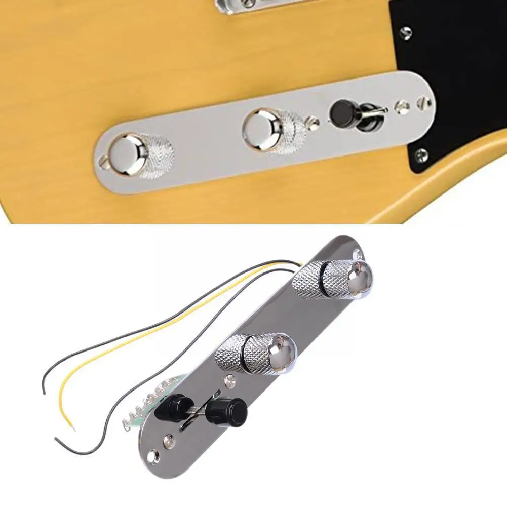 Фото Плата управления Telecaster, Предварительно Проводная плата управления без разъема, совместимая с электрогитарным инструментом, электрической ... №3
