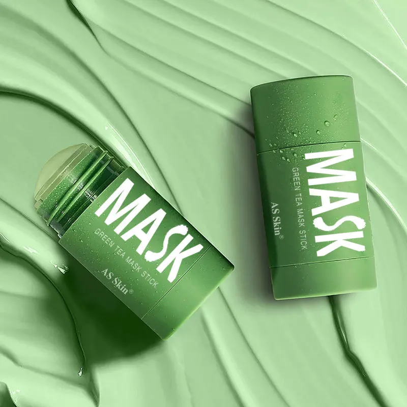 

Green Tea Mask Stick 40g Moisturizing And Water Locking Lock Skin Moisture Balancewater And Oil Reduce Old Waste Cutin 1pcs