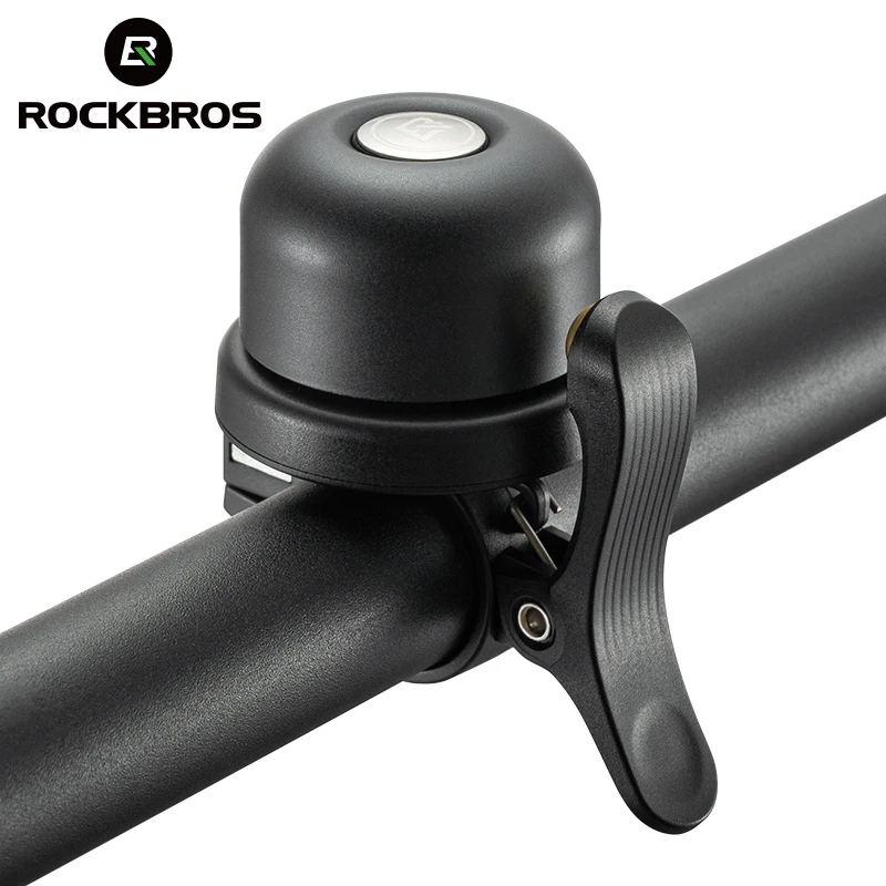 

ROCKBROS Bicycle Bell Classical Stainless Bike Bell Loud Horn Cycling Handlebar Bell Portable Alarm Safety Bicycle Accessories