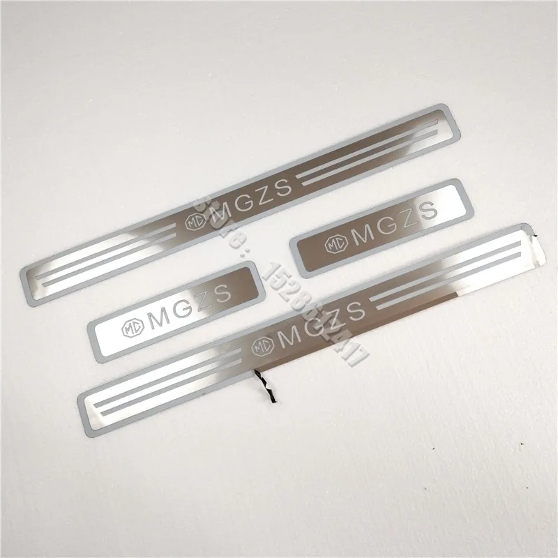 

Free Shipping for MG ZS 2017-2021 Stainless Steel Door Sill Scuff Plate Trims Threshold Pedal Protect Car Styling Accessories