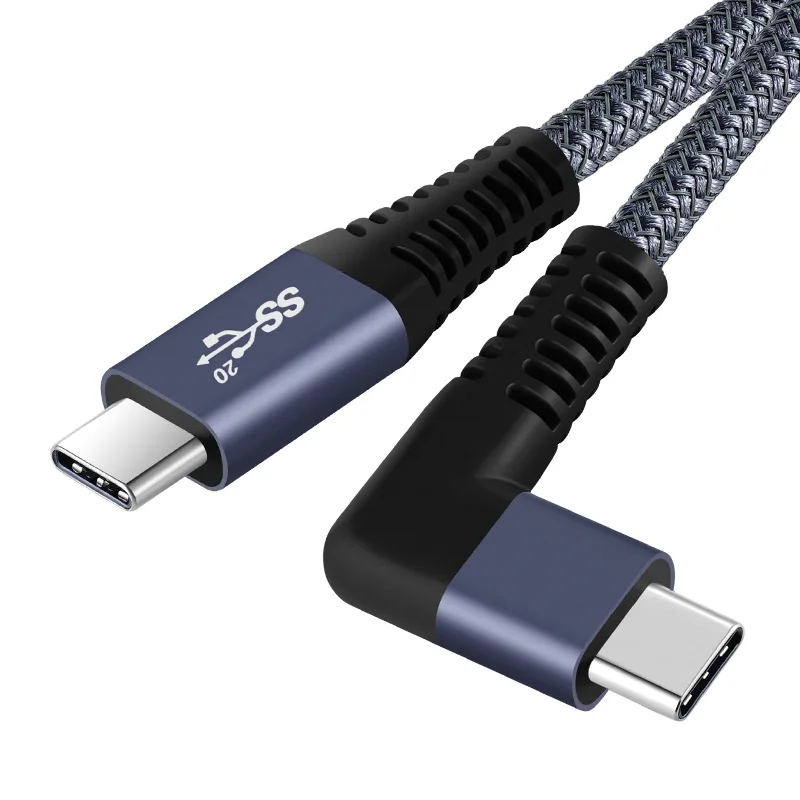 Кабель USB 3.2 Gen2 Type-C 20 Гбит/с кабель USB-C папа-папа видеокабель для передачи данных 100