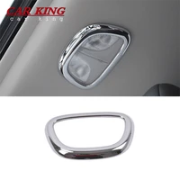 abs chrome interior accessories for jeep cherokee kl 2014 2015 2016 2017 2018 car rear reading lamp light frame panel cover trim