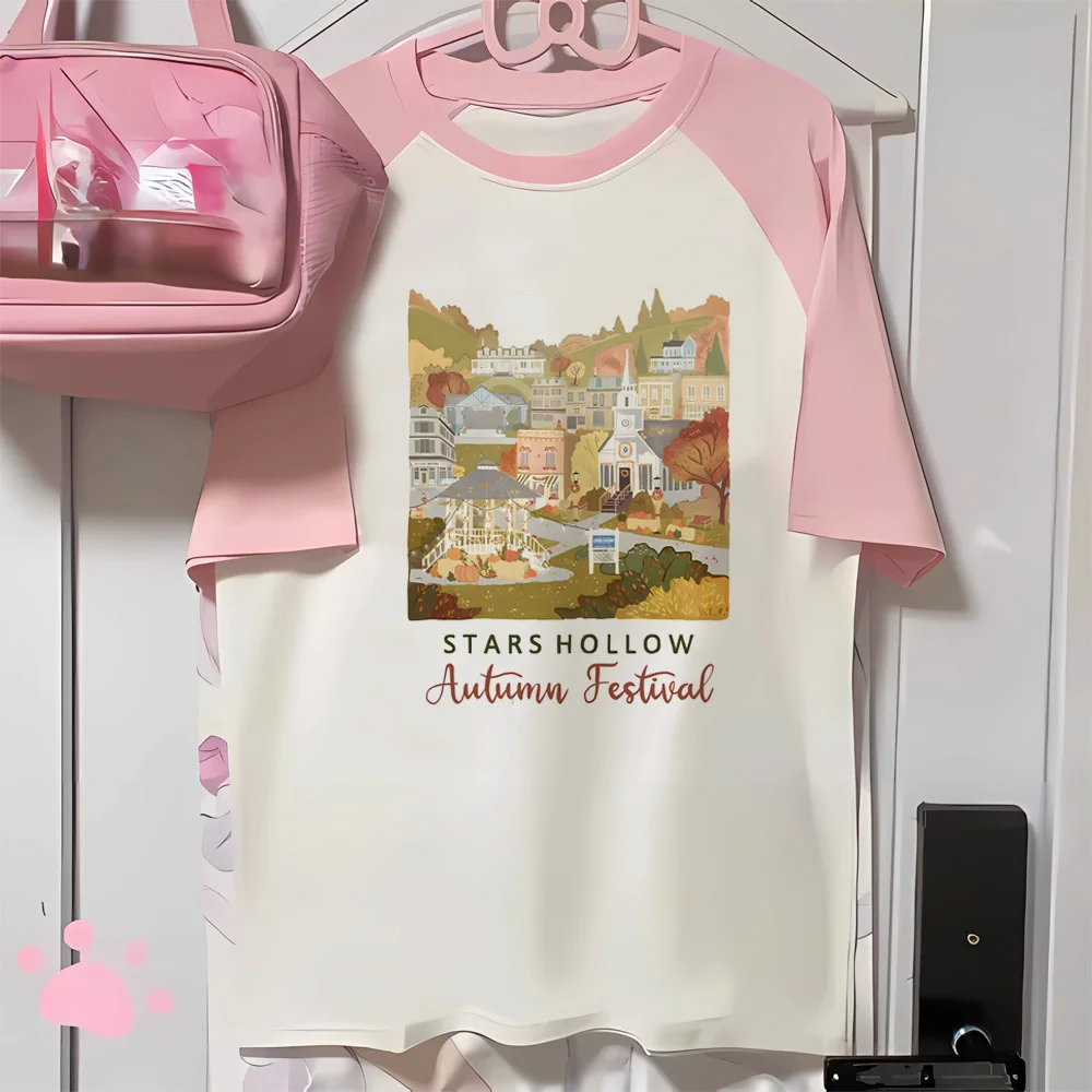 Футболка Gilmore для девочек дышащая Милая уличная одежда в стиле хип-хоп женская