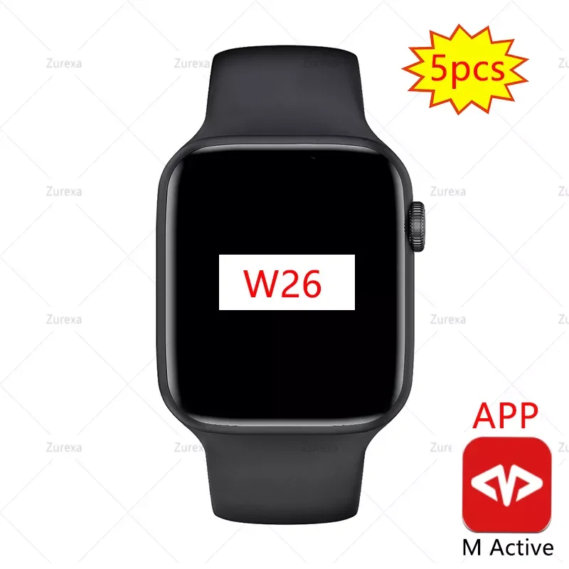 

Смарт-часы IWO W26 для мужчин и женщин, водонепроницаемые Ip68 Смарт-часы 5 шт., 40 мм 44 мм, IWO 12 W26pro