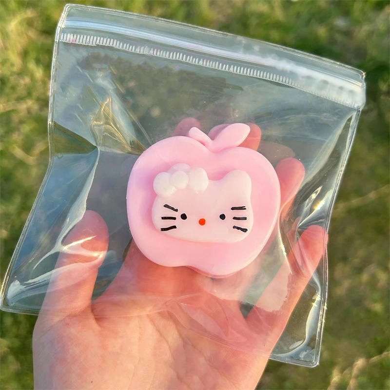1 шт. милый мультяшный KT Cat Apple сенсорная игрушка TPR декомпрессионный реквизит