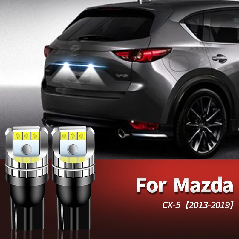 2 шт. Canbus светодиодный светильник номерного знака W5W T10 для Mazda CX-5 2013-2016 2017 2018 2019