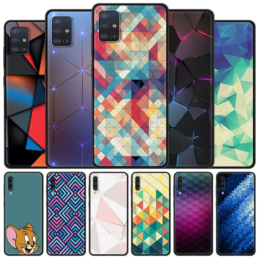 

Case for Samsung Galaxy A12 A51 A52 A50 A32 A31 A71 A70 A72 A21s A02s A22 A10 A41 A11 Phone Bags Cover Coloured drawing pattern