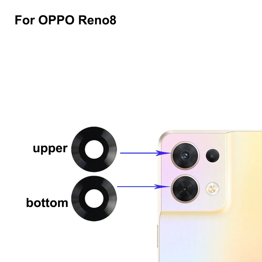 

Протестированный новый стеклянный объектив для задней камеры OPPO Reno8, запасные части для ремонта OPPO Reno 8