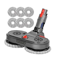 electric mopping head with led lights for dyson v7 v8 v10 v11 v15 vacuum cleaner mop head mop pads