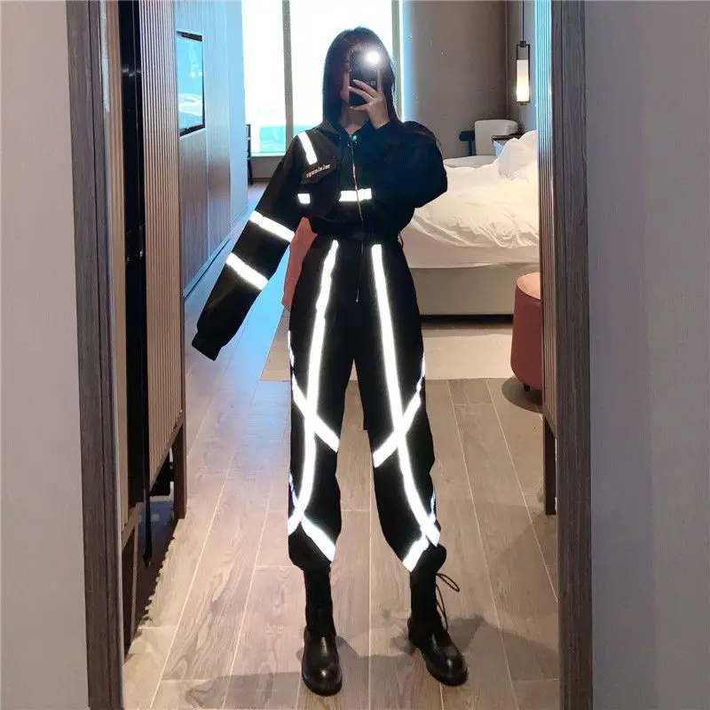 Women Siamese Suit Spring Autumn Tooling Women Jumpsuit Korean Version Fashion Women One-Piece Suit 2022 New Women Jumpsuit Y25