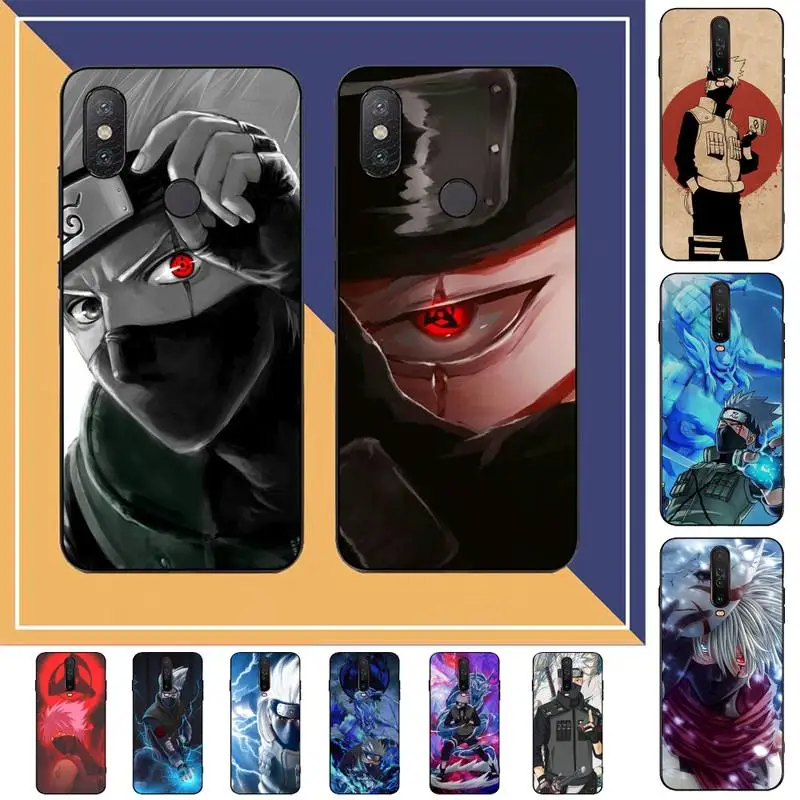 

BANDAI Naruto Kakashi Phone Case for Redmi Note 8 7 9 4 6 pro max T X 5A 3 10 lite pro