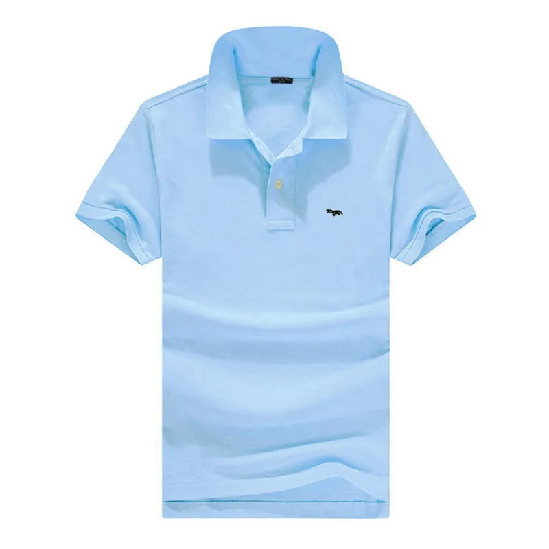 

2022 High Quality Summer Short Sleeve Polo Tee Shirt Men Casual 100%Cotton Male Clothing Polos Shirts Mens Fit shirt 811