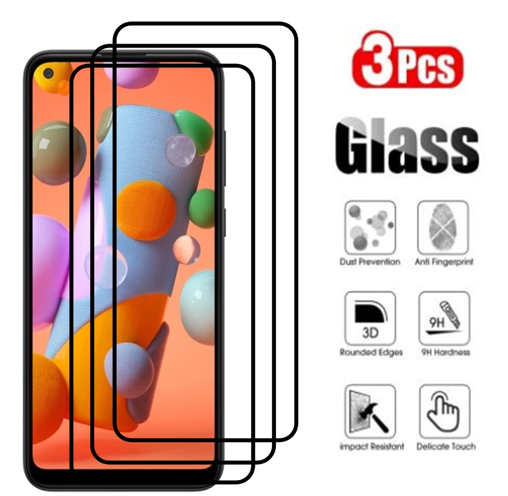 

Стекло с полным покрытием для Samsung Galaxy A01 A11 A21 A31 A41 A51 A71, закаленное защитное стекло для экрана M11 M21 M31 M51 A30 A50, стекло