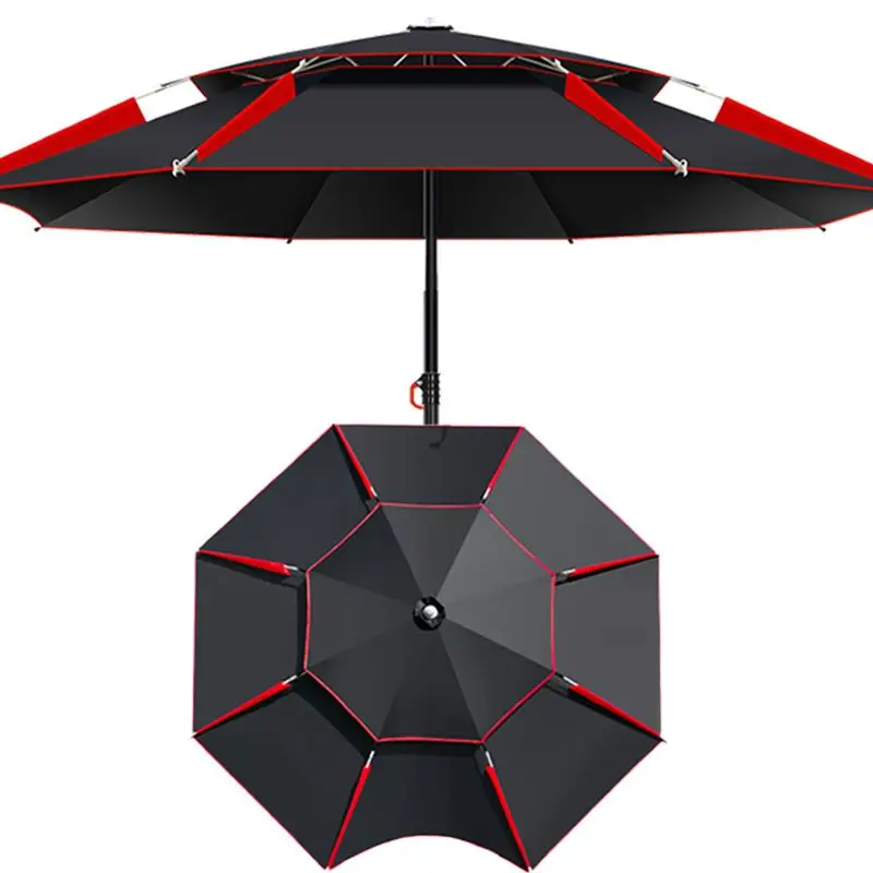 

Fishing Parasol Umbrella Multi Directional Folding Thick Anti Riot Umbrella Sunshade Rain Proof Fishing Umbrella