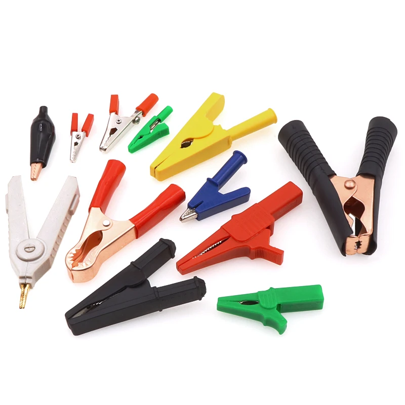 Зажим типа крокодил металлический зажим 55 мм 85 для вилки банан 4 с датчиком 10 А 30