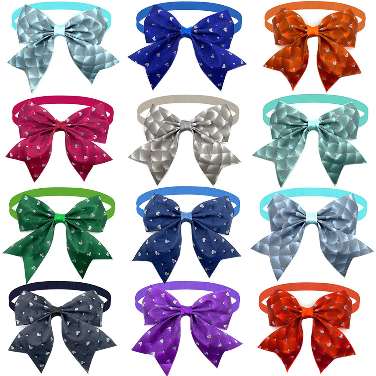 50/100pcs Dog Bow Tie Love Style Pet Supplies Neckties Small Dog Bowtie Pet Dog Cat Bowties Small Dog Grooming Accessories