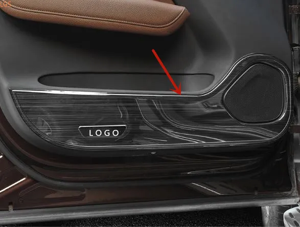 

For VOLVO XC60 2018-2020 stainless steel car Door anti-kick board Door Anti kick pad Anti-scratch protection car accessories