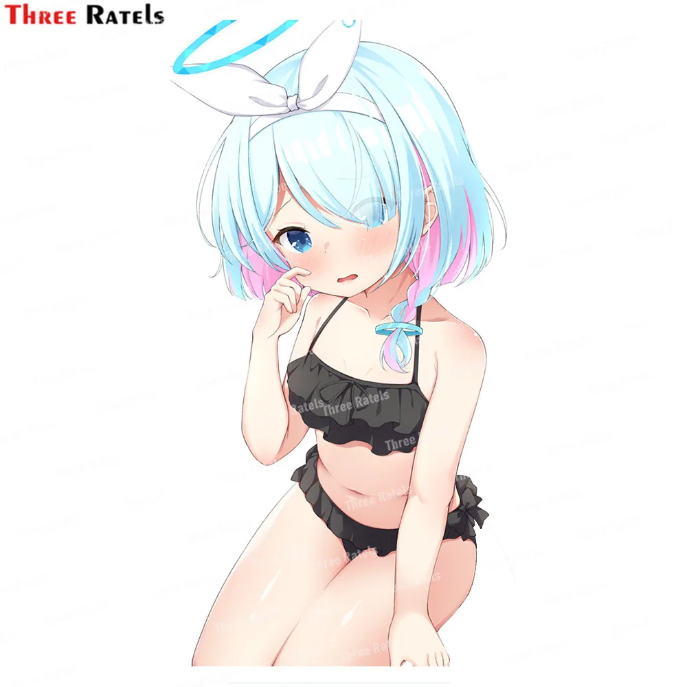 Автомобильные наклейки Three Ratels K391 Arona синий архив виниловые водонепроницаемые