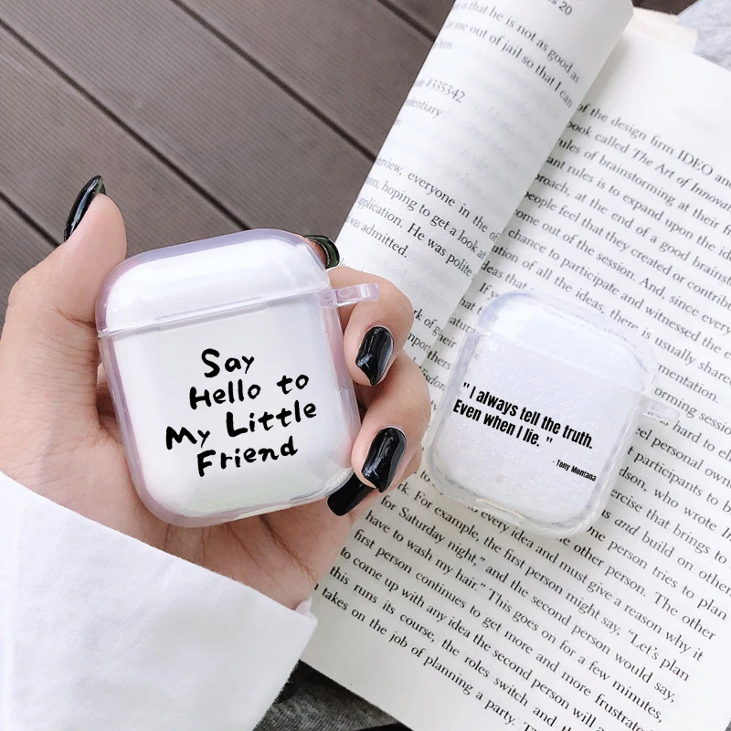 

Прозрачный силиконовый чехол для Apple airpods 1 2 3 Pro