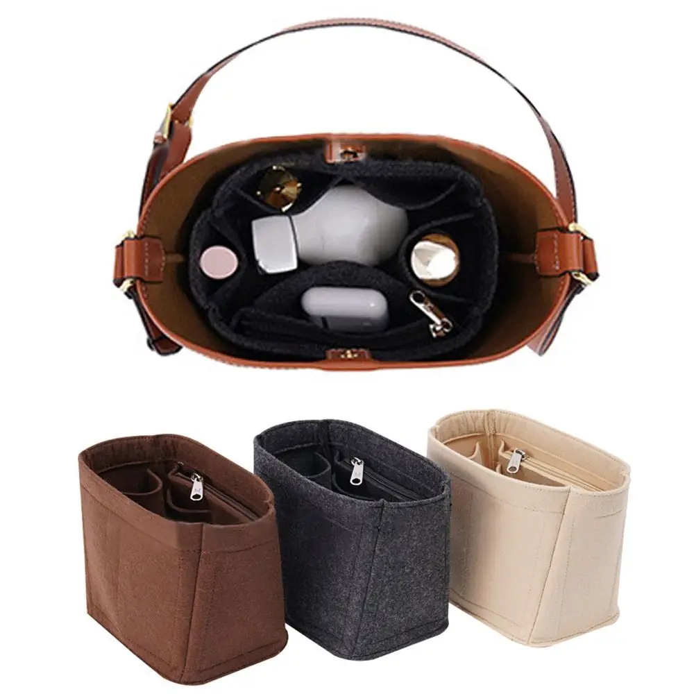 

Confidential Pouch Soft Travel Bag Insert Inner Bag Felt Insert Bag Handbag Insert Bag Purse Liner
