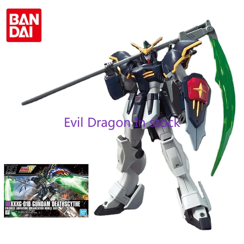 Bandai Gundam Model Kit Аниме Фигурка HG 1/144 XXXG-01D Deathscythe Gunpla Модель робота Игрушки для детей