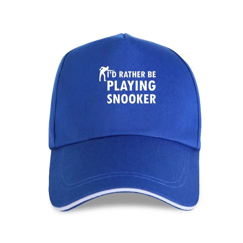 

2022 модная мужская бейсбольная кепка с принтом «я бы предпочитал играть в снукер», Популярные топы, Freeshippi