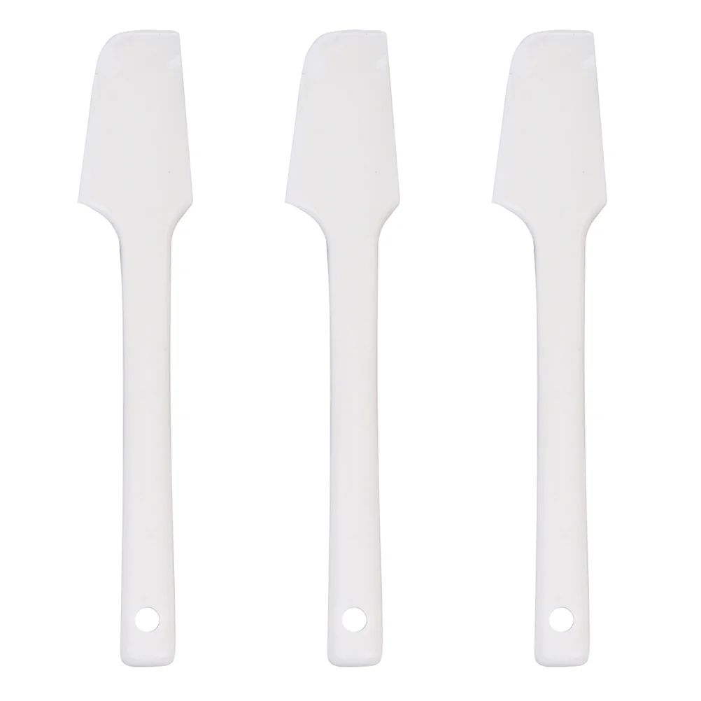 

3Pcs Sturdy Silicone Spatulas with Handle Kitchen Cream Spatulas Baking Tools