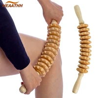 wood therapy roller stick massage tool curved designed maderoterapia colombiana massagerlymphatic drainagetrigger point stick