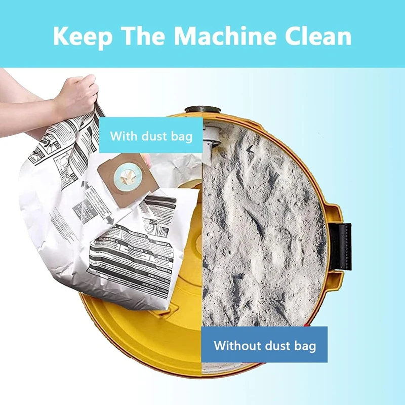 Мешки для пыли магазина в переменном токе 5-8 галлонов вакуумные тип E/H 90661 906-61 9066100