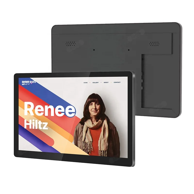 

Android tablet 15 inch wall ethernet touch screen digital notice board