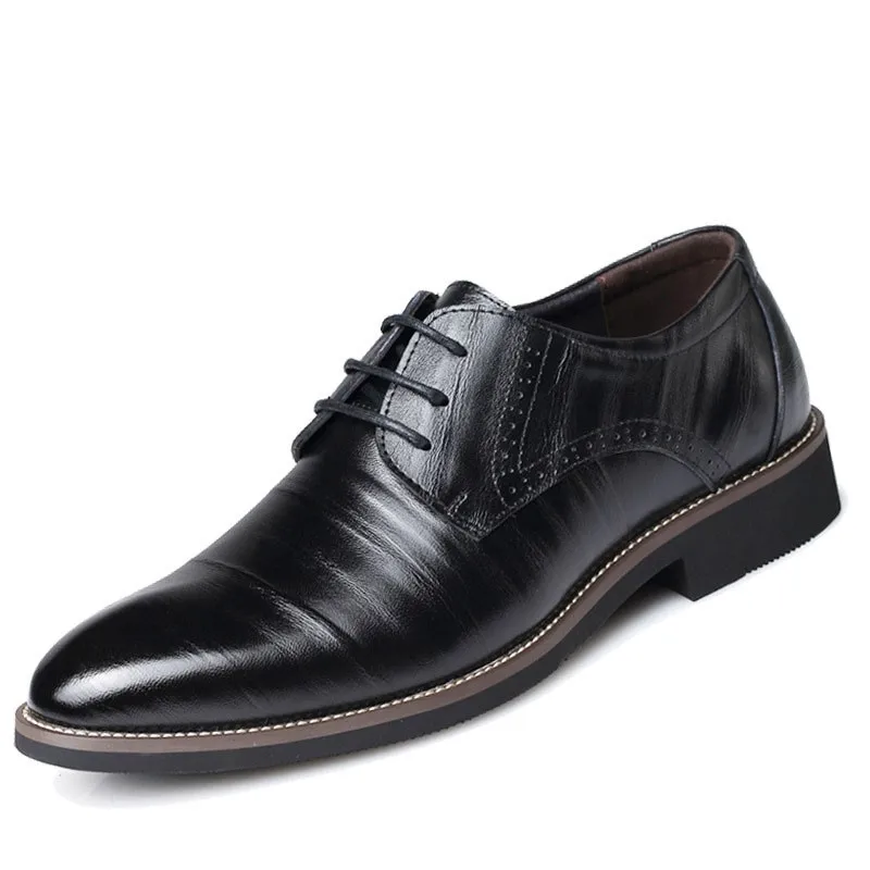 

Groom Wedding Dress Shoes Casual Business Large Size Leather Shoes Youth Men's Leather Suit Groomsmen Shoe Banquet Designer Male