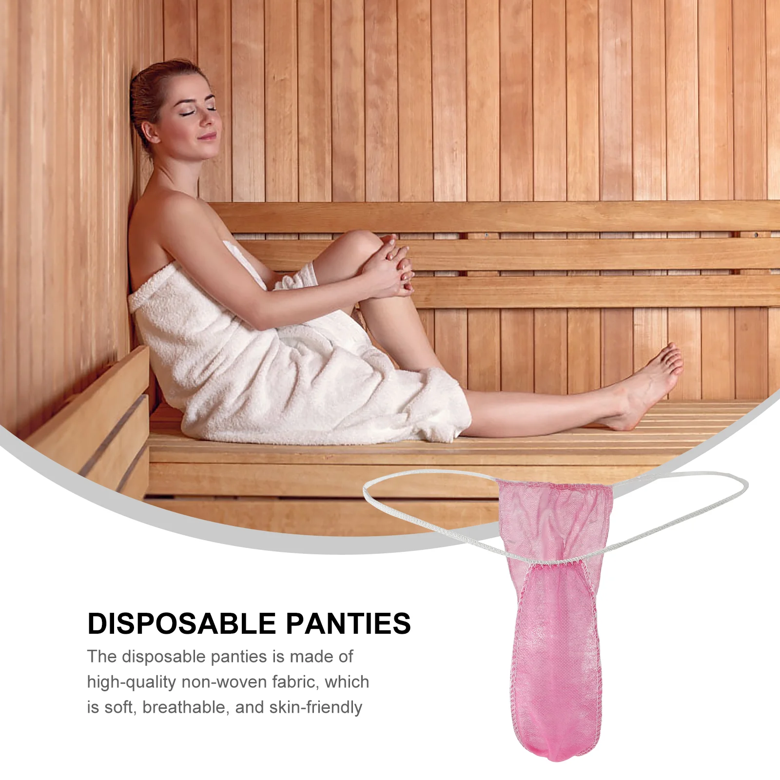 100 шт. одноразовые трусики-танга