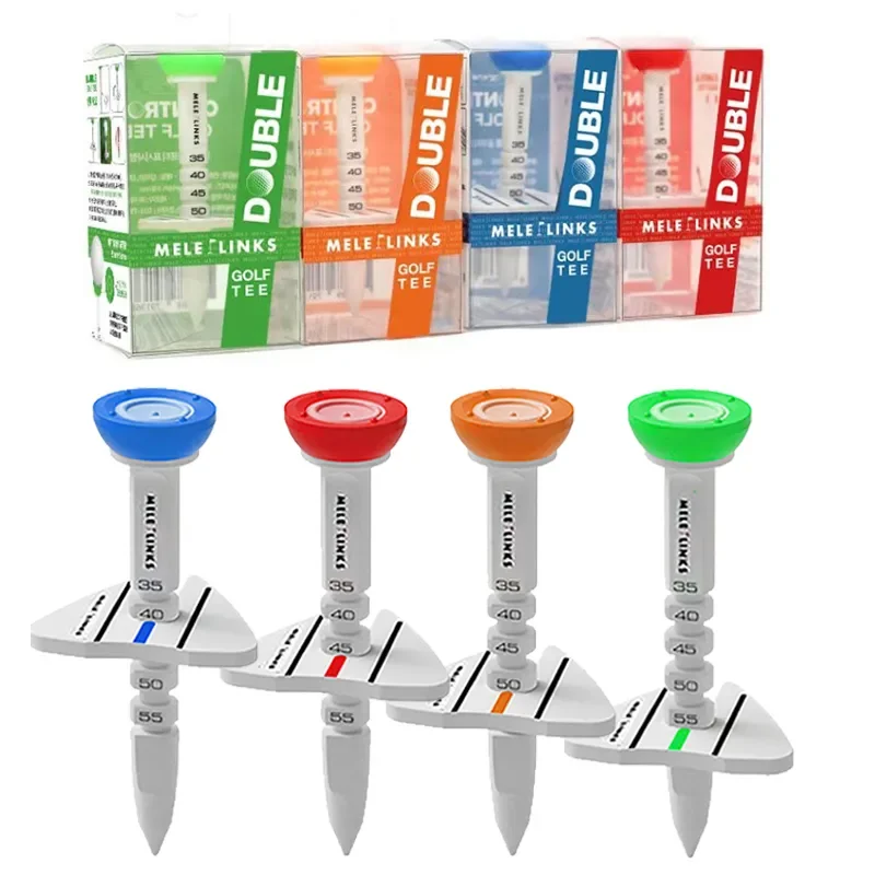 

Golf For With Tee Package Golf Plastic Adjustment Tees Height 4pcs Accessories Golf Step Golfer Holder Gift Down Golf Ball