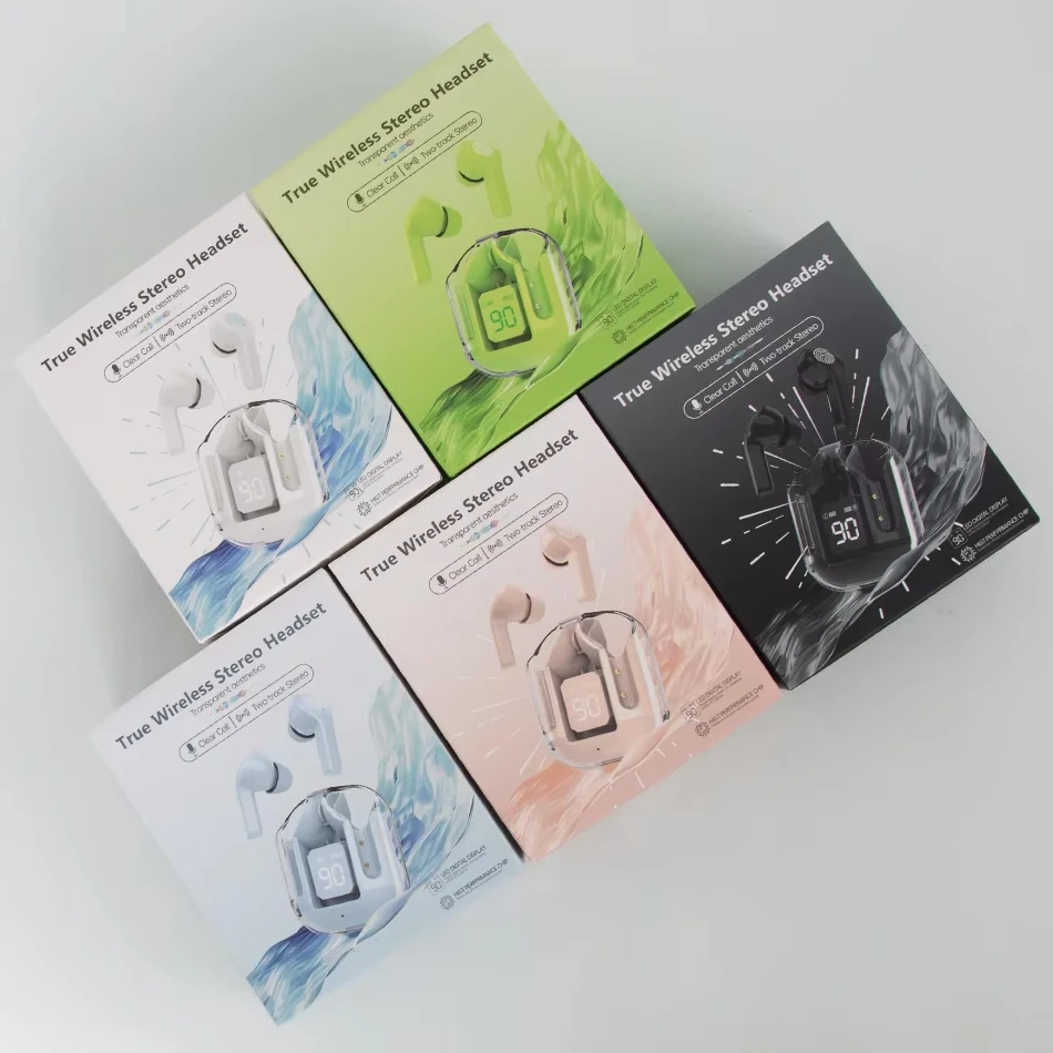 CY-T2 Мини-вкладыши Прозрачные игровые наушники ENC True Stereo Clear Call Беспроводные со