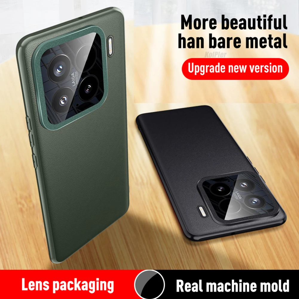 Чехол из искусственной кожи для Xiaomi MI 15 PRO/MI15 противоударная задняя крышка бампер