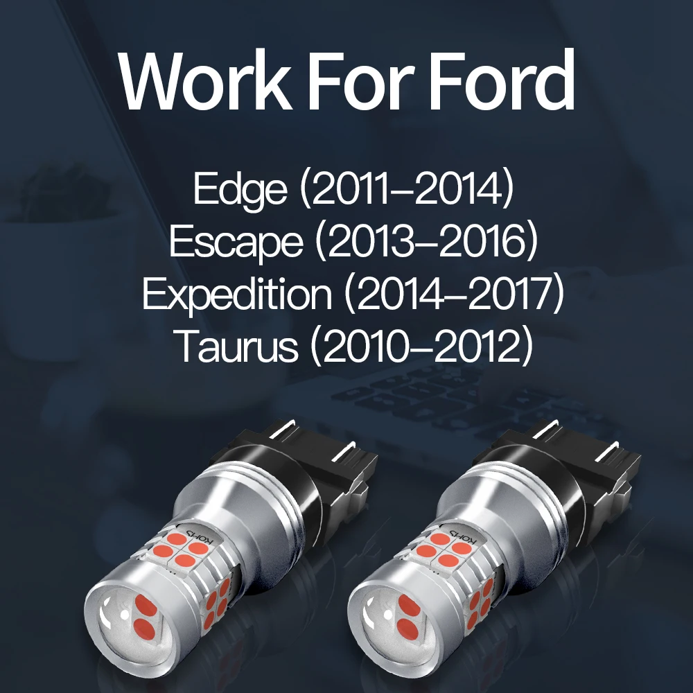 Светодиодная лампа Canbus 3157 T25 P27/7 Вт для стоп-сигнала Ford Edge 2011-2014 экспедиция Taurus Escape