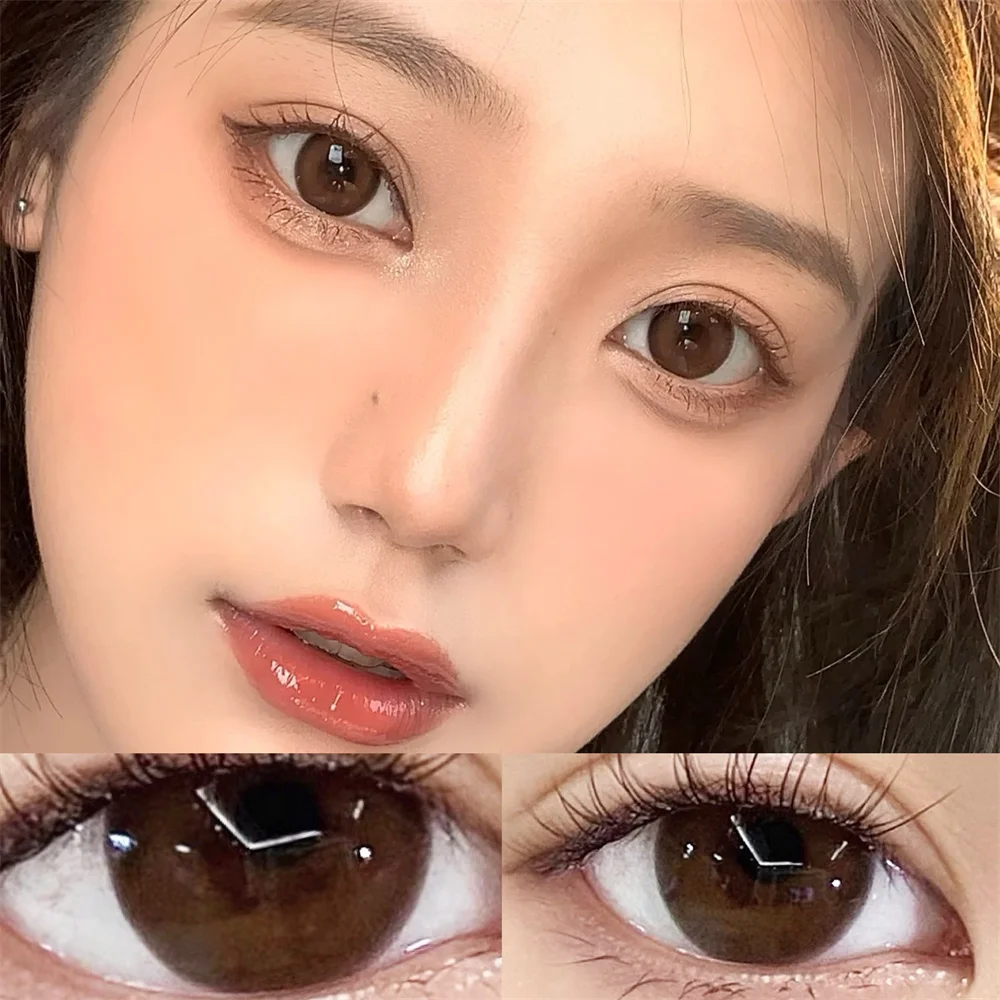 Коллаген гидрограф серые цветные контактные линзы для глаз натуральные