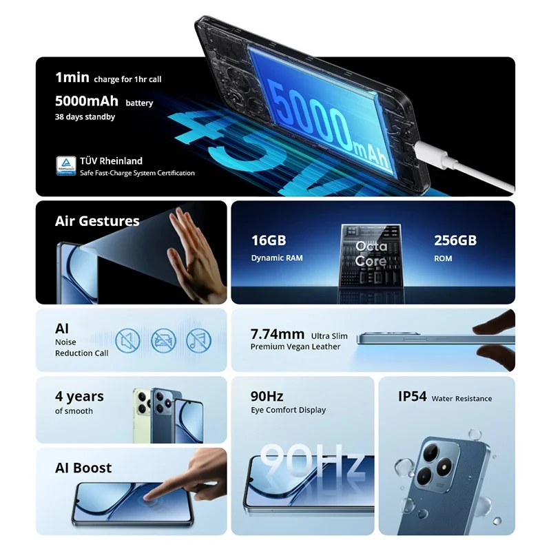 Смартфон Realme C63 8/256ГБ