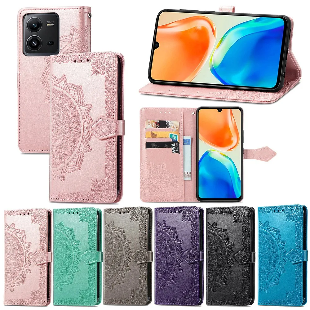 

for VIVO X80 Lite Case Cover coque Flip Wallet Mobile Phone Cases Covers Sunjolly for VIVO X80 Lite Cases