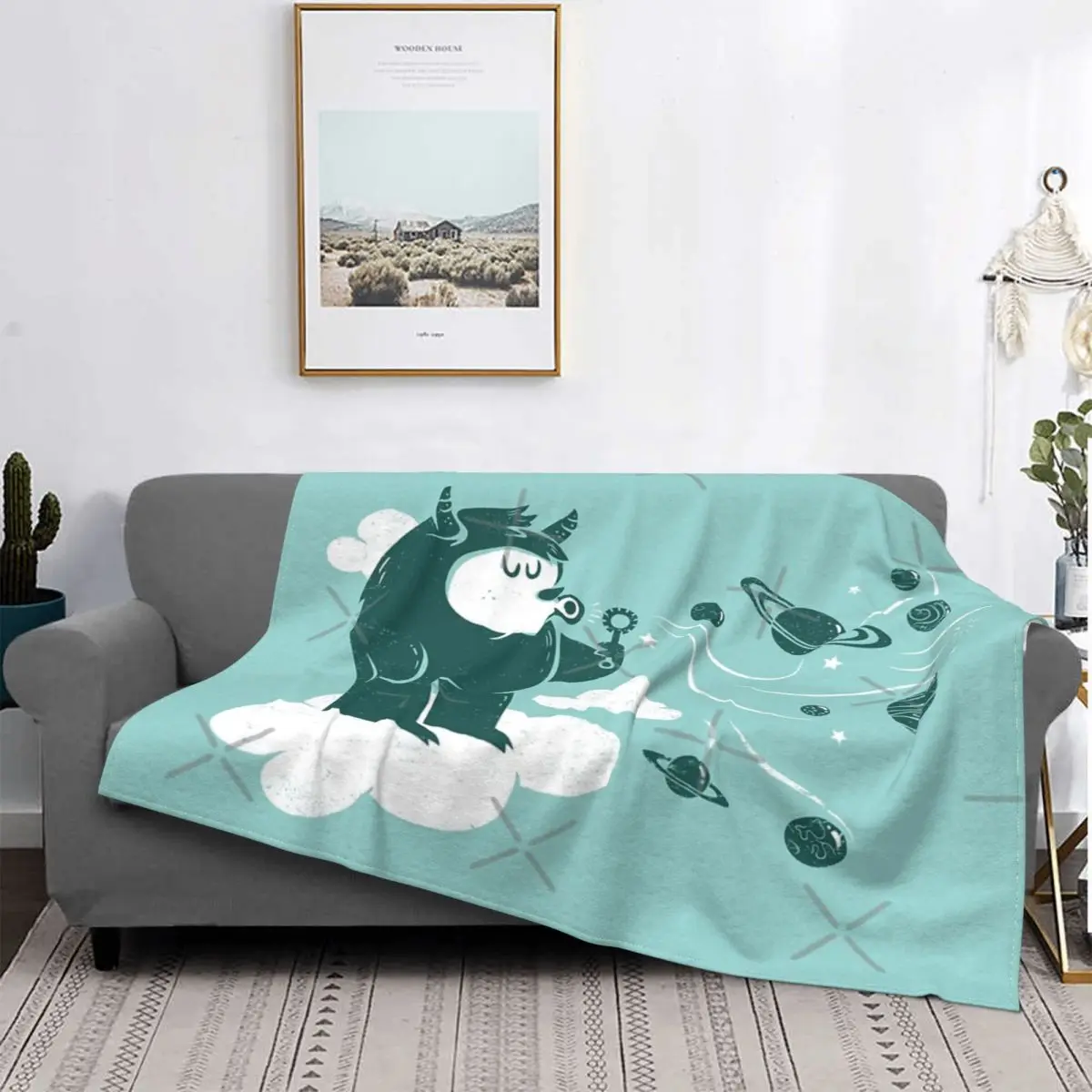 

Universal Fun Blanket Bedspread On The Bed Anime Soft Bed Blanket Uni For Bed Decorative Sofa Blankets