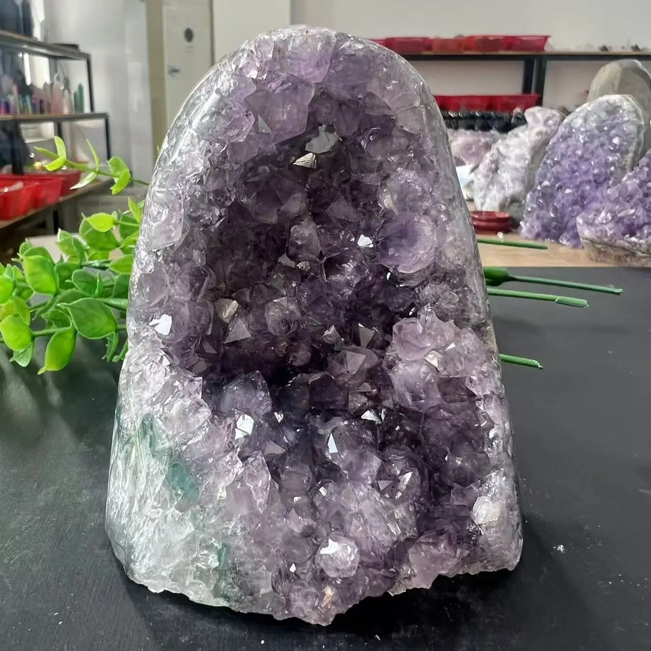 533 г 9 5 см натуральный уругвай мечта аметист кварц кристалл кластер стенд