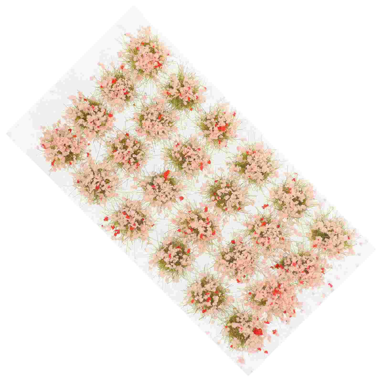 

1 Box of Plastic Static Grass Tufts Model Grass Tufts Artificial Grass Miniature Railway War Gaming Scenery