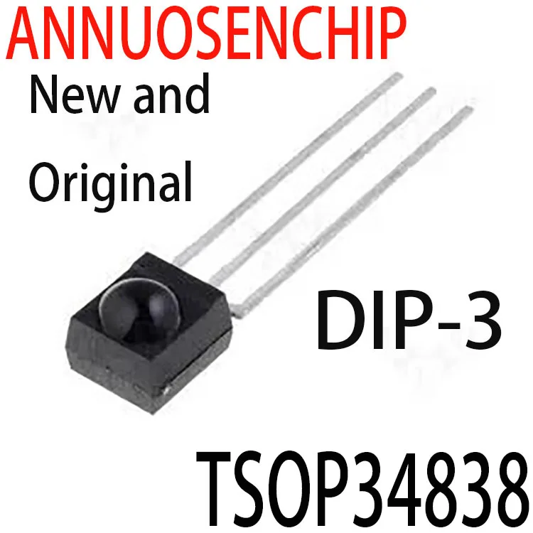 

Receiver Module 50PCS/LOT New and Original V34838 IR DIP-3 TSOP34838