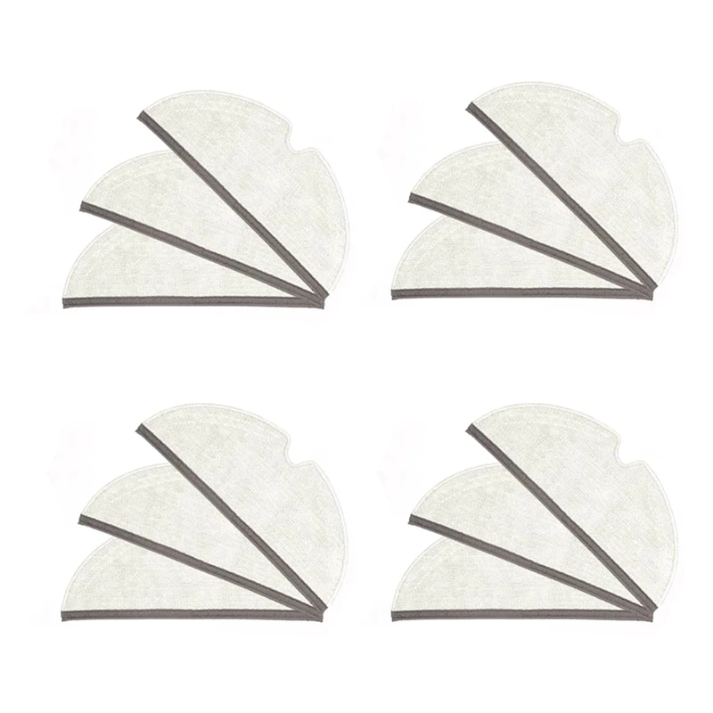 

SANQ 12 Cleaning Cloths For Roborock Q7 / Q7 Max / Q7 Max Plus / S6 / S6 Max/S6 Maxv/S5/S5 Max /Q7 Plus Robot Vacuum Cleaner
